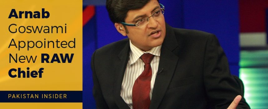 Arnab Goswami Appointed New RAW Chief