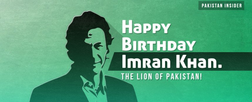 Happy Birthday Imran Khan. The Lion of Pakistan!