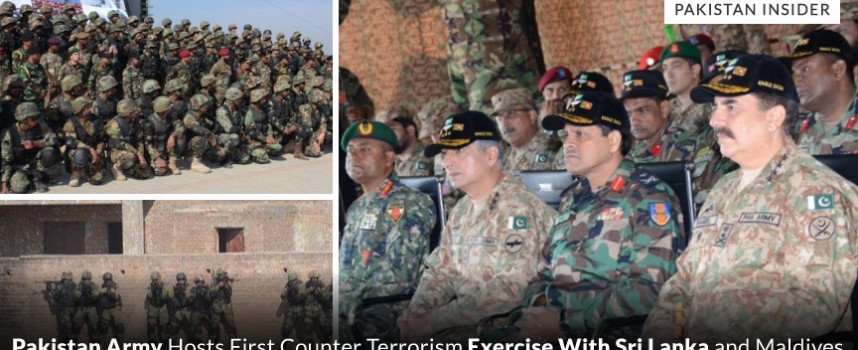 Pakistan Army Hosts First Counter Terrorism Exercise With Sri Lanka and Maldives