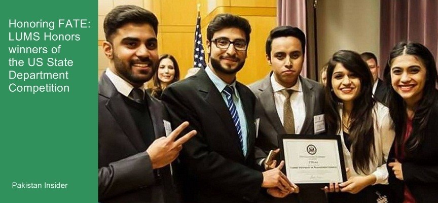 Honoring FATE – LUMS Honors winners of the US State Department Competition