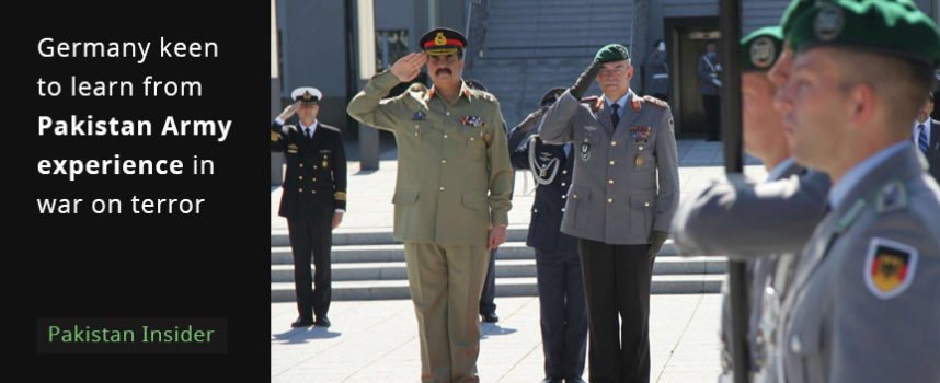 Germany keen to learn from Pakistan Army experience in war on terror