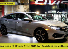 Sneak peak of Honda Civic 2016 for Pakistani car enthusiasts