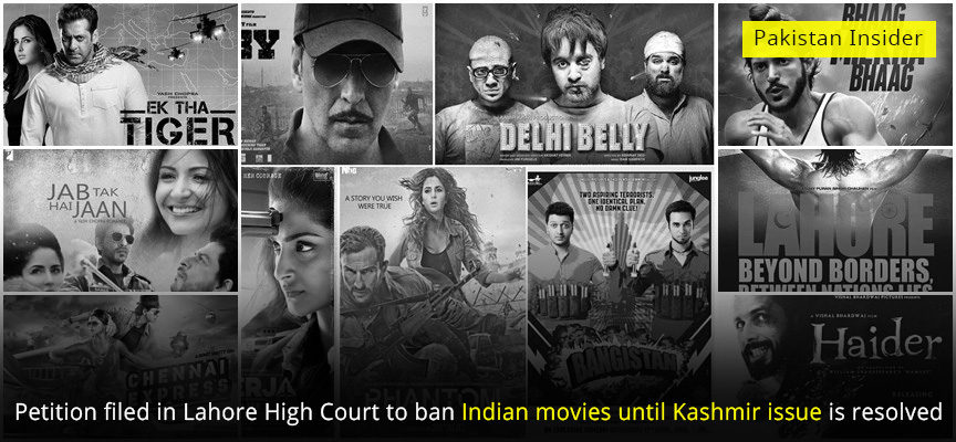 Petition filed in Lahore High Court to ban Indian movies until Kashmir issue is resolved