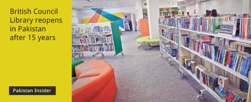 British Council Library reopens in Pakistan after 15 years