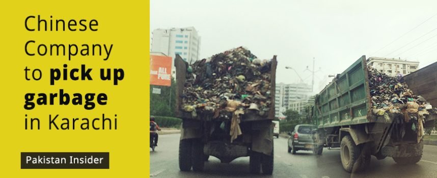Chinese Company to pick up garbage in Karachi